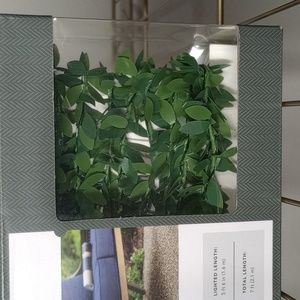 THRESHOLD Quality & Design LED Fairy Warm White Lights. 7Ft. Green.